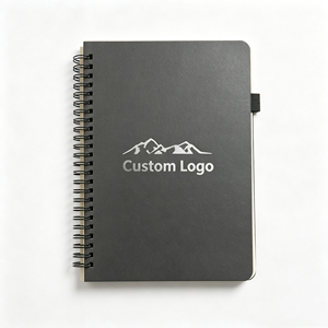 Carnet à spirales personnalisé avec logo, journal personnalisé, carnet à couverture rigide, carnet d'écriture, cadeau promotionnel pour entreprise et bureau - Product Image 1