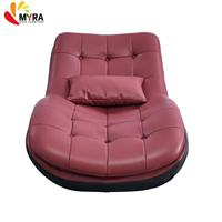 2026 Modernes Nordisches Retro Echtleder Einsitzer-Schlafsofa Modulares Umweltfreundliches Wohnmöbel für Wohnzimmer und Schlafzimmer mit Holzbeinen