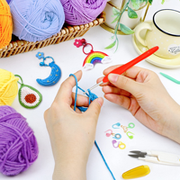 Fil à tricoter en laine, directement de l'usine, confortable, chaud et doux, kit d'accessoires pour crochet DIY, cadeaux, vente en gros