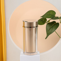 Pot en plastique transparent en acrylique pour poudre d'herbes, récipient de stockage transparent pour capsules, comprimés, compléments alimentaires naturels