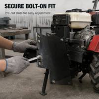 Support de fixation moteur pour micro-motoculteur diesel, plaque de support moteur en acier robuste avec fentes de réglage pour pièces de motoculteur