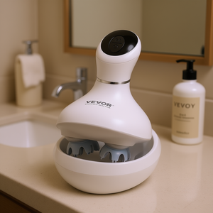 Masajeador Eléctrico para el Cuero Cabelludo Vevor, Recargable, Impermeable, Dispositivo de Masaje Vibratorio para el Cuidado del Cabello - Product Image 2