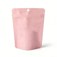 Sachets personnalisables en aluminium imprimé, recyclables et durables, pour confiseries 3,5g, avec fermeture éclair en film polyester alimentaire, 100 pièces