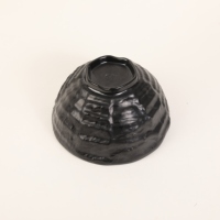 Vente en gros de bols à ramen en mélamine noire de style japonais incassables de 8,7 pouces avec logo personnalisé, bol à soupe, bol à nouilles, bol à céréales pour restaurant
