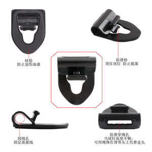 Cerradura de correa para guitarra, plástico con revestimiento mate, duradera, para guitarra acústica y bajo, piezas de instrumentos de cuerda - Product Image 1