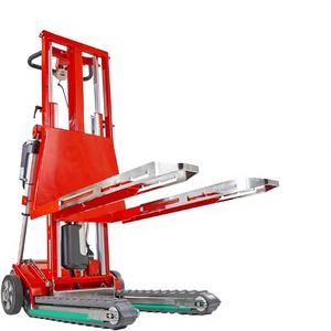 Transpaleta Eléctrica para Subir Escaleras ZONZINI Domino PT, Batería de Iones de Litio, Tracción en las Cuatro Ruedas, Neumáticos Sólidos, Desplazador Lateral Eléctrico, Capacidad de 450 kg - Product Image 1