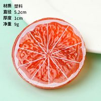 Nep Fruit Plakjes Nep Kersen Voor Decoratie Gefotografeerd Met Fruit Rekwisieten High-Fidelity Fruit Plak Modellen