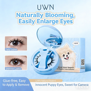 <span class=keywords><strong>Faux</strong></span> <span class=keywords><strong>cils</strong></span> magnétiques UWN 3D multicouches en fibres synthétiques sans cruauté, légers, respirants, naturels, réutilisables, semi-artisanaux - Product Image 2