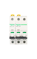 Disyuntor en miniatura de la serie Schneider Acti 9 (MCB) IC65N 1P 2P 3P 4P Opciones C Curva 1-63A Tipo RCCB para protección