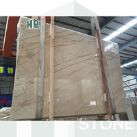 HDSTONE Carreaux Marmol Taille Personnalisée Dalle de Marbre Beige Italie pour Panneau Mural Intérieur Décoration de Style Simple Moderne