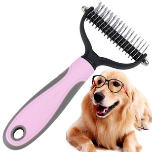 Rastrello Sciogli Nodi <span class=keywords><strong>per</strong></span> Animali Domestici in Acciaio Inossidabile Facile da Pulire, Ecologico e Confortevole, Tagliacapelli <span class=keywords><strong>per</strong></span> la Toelettatura del Cane e la Rimozione del Pelo in Eccesso - Product Image 5