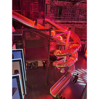 Fabricant vérifié de projets de parcs de jeux intérieurs Cyberpunk, équipement de parc d'attractions personnalisé avec parcours de parkour en cordes hautes