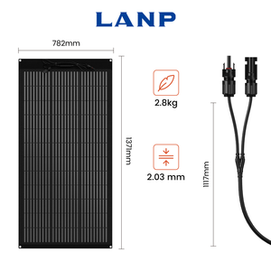 แผงโซลาร์เซลล์แบบยืดหยุ่น 200 วัตต์ รุ่นสั่งทำพิเศษ โมโนคริสตัลไลน์ IP68 น้ำหนักเบา กันน้ำ สำหรับหลังคา รถยนต์ เรือ เชิงพาณิชย์ - Product Image 3