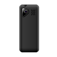Téléphone mobile GSM compact double SIM 2,4 pouces avec longue autonomie, haut-parleur puissant et lampe torche de 8 mm, prenant en charge le français, l'espagnol et l'allemand - système d'exploitation Linux