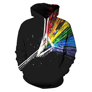 Sudadera con Capucha Impermeable para Hombre, de Felpa Lisa Teñida, Poliéster/Algodón, Precio de Fábrica - Product Image 1