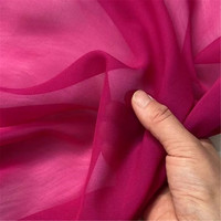 Tissu en Georgette de Soie Naturelle 100% de 10 mm, 54 pouces, Tissé, de Bonne Qualité, pour Robe d'Été Femme GGT