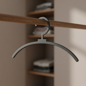 Minimalist Metal Clothing Hanger Cast <b>Iron</b> Rust Resistant Wall Mounted Hook Type Modern Wardrobe Organizer Powder Coated Design - Product Image 3