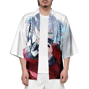 8 Estilos de Disfraces de Cosplay, Kimono de Anime Unisex, Haori, Ropa para Fiestas, Accesorios de Halloween, Kakegurui, Camiseta de Verano de Anime Compulsive Gambler - Product Image 5