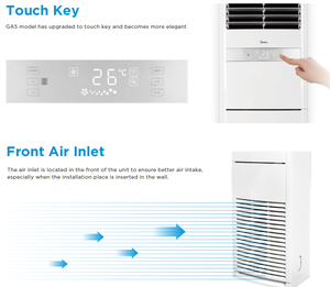 Aire Acondicionado Split de Techo/Pared, DC, Ahorro de Energía, Frecuencia Variable, 11899 BTU, 50HZ, para Uso en Hoteles al Aire Libre, Controlado por Aplicación - Product Image 3