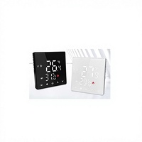 Termostato Inteligente Tuya Zigbee con Control por Voz, Operación Remota, Temporizador Programable, Calefacción por Suelo Radiante Eléctrico y de Agua