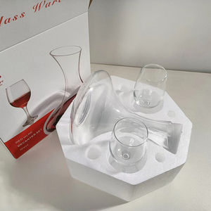Bán Buôn Giá Rẻ Hộp Quà Tặng Đặt Cốc Rượu Vang Đỏ Ly Rượu Vang Decanter Và Rượu Vang Bộ Thủy Tinh - Product Image 3
