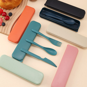 Juego <span class=keywords><strong>de</strong></span> Cubiertos <span class=keywords><strong>de</strong></span> <span class=keywords><strong>Plástico</strong></span> Reutilizables Modernos, Color Nórdico, 3 Piezas, Tenedor, Cuchara, Cuchillo, para Niños, Portátil, para Viajes, Picnic, Vajilla <span class=keywords><strong>de</strong></span> Mesa - Product Image 6