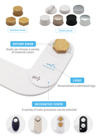 Accessoire de bidet pour toilettes, non électrique, à double buse autonettoyante, pour eau froide, avec bouton/bouton-poussoir en plastique, certifié CUPC, OEM/ODM, du fabricant de bidets