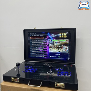 Console de <span class=keywords><strong>Jeu</strong></span> d'Arcade Portable 29800+ Jeux Classiques HD 21 Pouces avec Joystick Rétro pour Jeux de <span class=keywords><strong>Combat</strong></span>, en Métal, Version Anglaise - Product Image 4