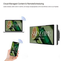 Layar LCD Sentuh Kapasitif Digital Signage Interaktif Ultra Tipis 32-55 Inci yang Dipasang di Dinding dengan Sistem Android untuk Toko Ritel & Mal