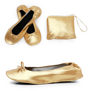 <span class=keywords><strong>Zapatillas</strong></span> <span class=keywords><strong>de</strong></span> <span class=keywords><strong>Ballet</strong></span> Planas y Plegables Desechables para Regalo <span class=keywords><strong>de</strong></span> Boda - Product Image 4