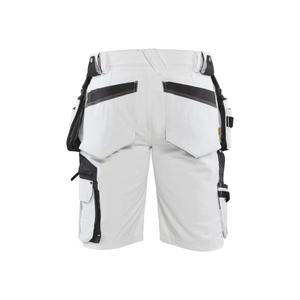 BLAKLADER - 108816451098C52 Pantalones cortos de pintor elásticos de 4 vías Blanco/Gris oscuro-PANTALONES DE TRABAJO EAN 7330509750148 PANTALONES CORTOS DE TRABAJO - Product Image 2