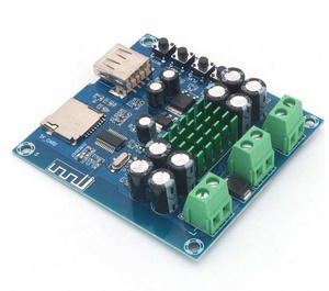 Placa de Amplificadores XH-M422 TPA3116D2 con Reproductor Integrado de Disco U y TF, Doble Canal 50W*2, DC12V-24V - Product Image 1