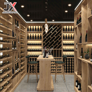 Armoire de présentation de <span class=keywords><strong>vin</strong></span> <span class=keywords><strong>rouge</strong></span> rectangulaire à LED personnalisée en usine, mobilier de club haut de gamme, étagères de cave à <span class=keywords><strong>vin</strong></span> promotionnelles, spiritueux - Product Image 6