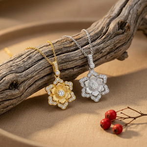 Nouveauté : Chaîne Clavin en Moissanite de 0,3 Carat, Plaqué <span class=keywords><strong>Or</strong></span> 14K, Argent Sterling 925, Bijoux Fins pour Femmes - Product Image 3