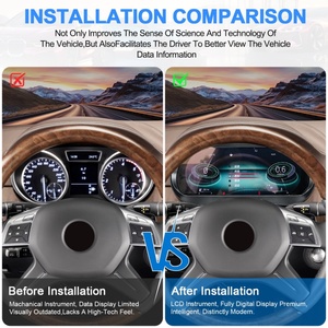 12.3 Inch LCD Digital Dashboard <b>for</b> Mercedes Benz ML GL GLE GLS 2012-2019 Instrument Cluster Virtual <b>Speedometer</b> - Product Image 2