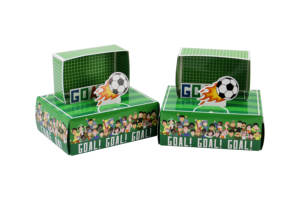 Boîtes en papier pour cadeaux et friandises sur le thème du football, boîtes pour bonbons, biscuits, en-cas, chips, pop-corn pour les fêtes sur le thème du football - Product Image 4