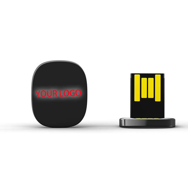 Mini Luminous logo Usb Flash Drive OEM High Speed Light up Pendrive 2.0 3.0 16gb 32gb Mini Waterproof U Disk