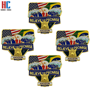 Pin de Solapa Personalizado de Metal de Fábrica con 20 Años de Experiencia, Diseño de los Años 2025, 2026 y 2027, para el Club Pathfinder, con el Mensaje 'Believe the <span class=keywords><strong>Promise</strong></span>', para Líderes y Capitanes - Product Image 6