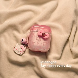 Custodia Morbida <span class=keywords><strong>Hello</strong></span> <span class=keywords><strong>Kitty</strong></span> per Pro 2, Compatibile con Auricolari Wireless di 4a, 1a, 2a e 3a Generazione - Product Image 2