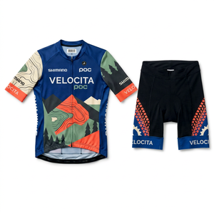 Trajes de Ciclismo para Contrarreloj - Traje de Ciclismo de Material Premium de Poliéster y Spandex, Diseño Ligero y Transpirable - Product Image 1