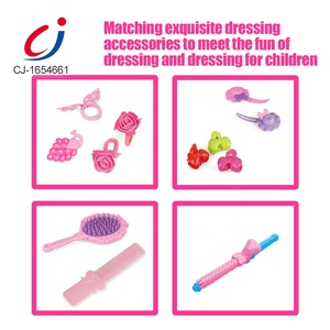 Muñeca de Moda Chengji para Niñas, Juego de Disfraces, Maquillaje, Salón de Cosmética, Juguete de Entrenamiento de Peinado, Cabeza de Muñeca - Product Image 3