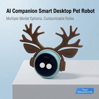 Robot interactif de bureau AI, jouet intelligent à commande vocale pour l'apprentissage STEM, affichage sur le bureau