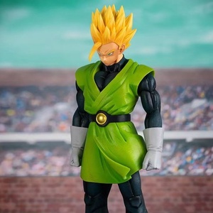 Figurines d'anime Dragon Ball <span class=keywords><strong>Super</strong></span> <span class=keywords><strong>Saiyan</strong></span> <span class=keywords><strong>Son</strong></span> <span class=keywords><strong>Gohan</strong></span>, visage interchangeable, décorations de bureau, jouet tendance, cadeau - Product Image 3