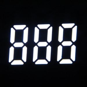 Màu Trắng 0.3 inch 3 chữ số bảy đoạn dẫn hiển thị cathode chung - Product Image 4