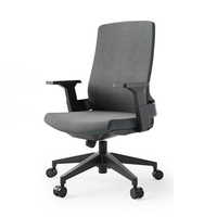 Nouveau Design chaise ergonomique réglable par ordinateur, chaise de bureau pivotante noire