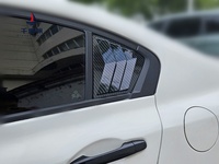 Ailerons de fenêtre triangulaires arrière modifiés, pièces de décoration extérieure pour voiture OLIVER Mustang pour Civic 9ème génération, modèles 11-15
