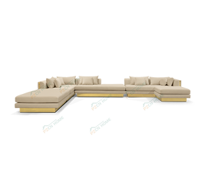 PZCN HOME Canapé Modulaire de Luxe Grande Taille pour Salon, Design Nuage, Décoration Thème Rivière - Product Image 3
