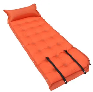 Colchoneta de aire para dormir autohinchable, colchoneta para acampar, senderismo, Picnic, exteriores, con almohada