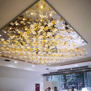 Tùy chỉnh thực hiện LED Đèn chùm pha lê sang trọng lớn chiếu sáng lịch thi đấu cho khách sạn biệt thự cầu thang hoặc tiệc cưới - Product Image 4