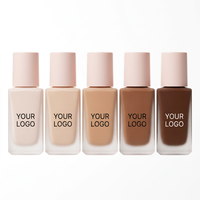 Fond de teint liquide aux ingrédients biologiques Hypoallergénique Peau sensible Sans paraben Maquillage naturel pour le visage Prix de gros B2B